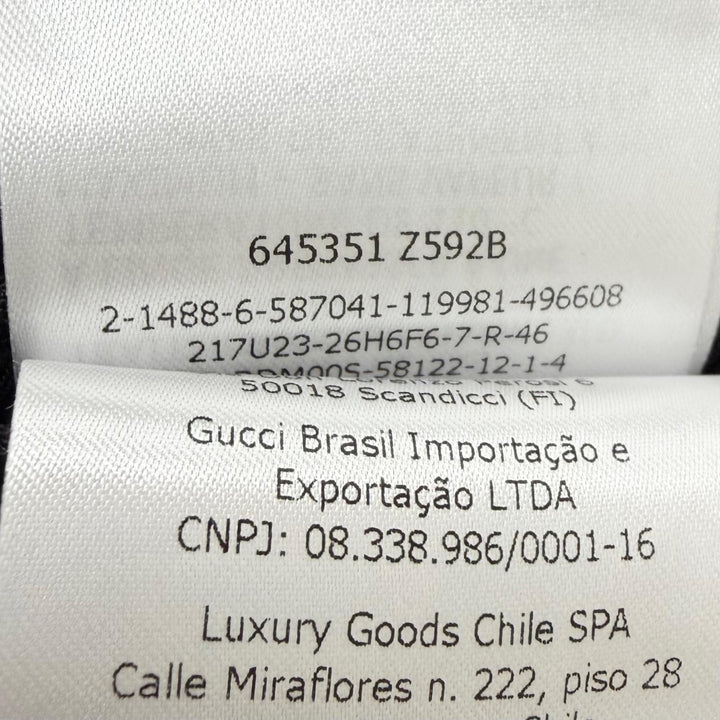 極美品□GUCCI グッチ 23AW 645351 モヘア ウール ショールカラー タキシード テーラードジャケット ブラック 46 イタリア製 正規品