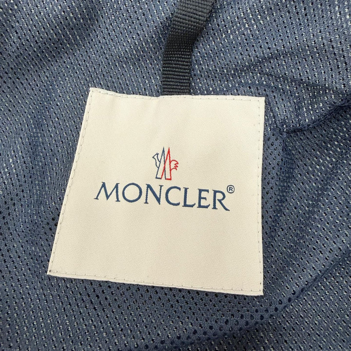 極美品☆MONCLER モンクレール F10931C72000 PISTACHE コットン ロゴワッペン付 デニムコート インディゴブルー 0 正規品 レディース
