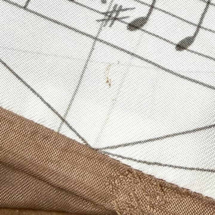 美品▼HERMES エルメス ヴィンテージ 球体が奏でる音楽 La Musique des Spheres シルク100% ラムスキン スウェードレザー ジレ ベスト 52