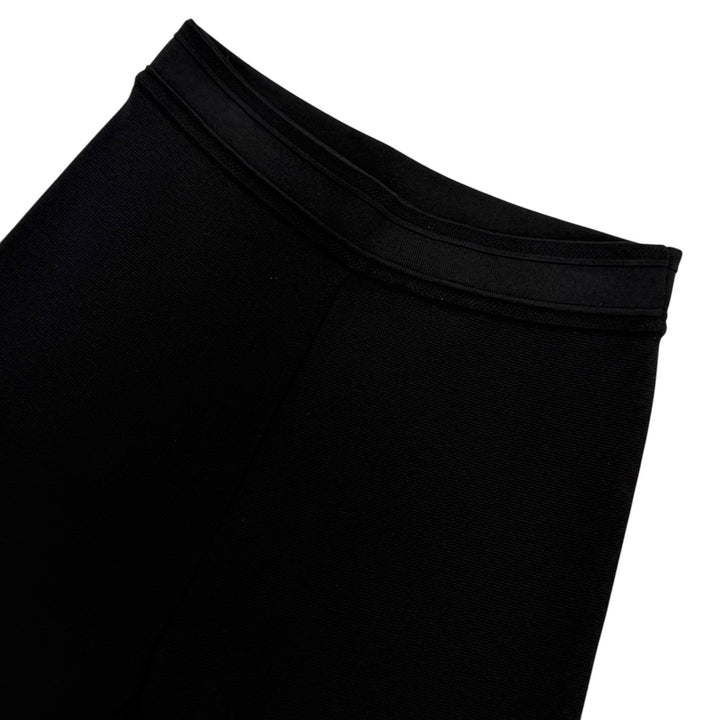 未使用品☆Christian Dior クリスチャンディオール 244P40AM512 ロゴワッペン ニット ハーフパンツ ショートパンツ ブラック 40 正規品