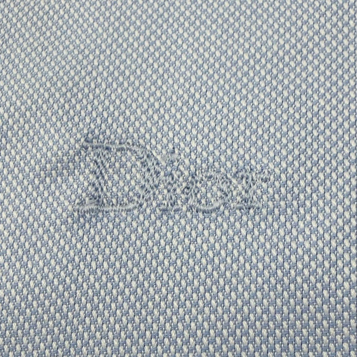 美品▼Dior HOMME ディオールオム 26SS 638C527A3118 コットン ロゴ刺繍 ロングスリーブ 長袖シャツ ライトブルー 39 伊製 正規品 メンズ