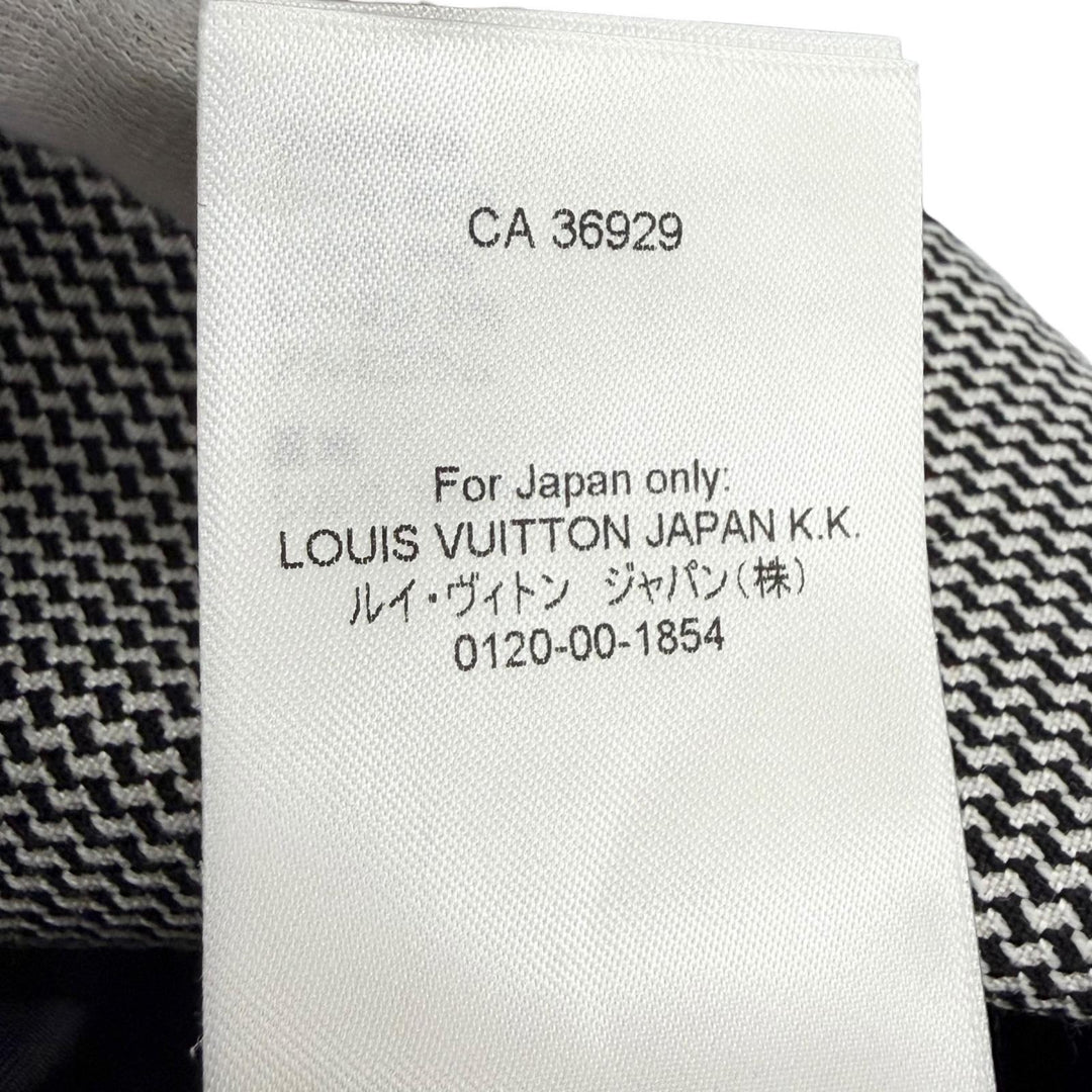 未使用品△LOUIS VUITTON ルイヴィトン 22AW ウール シルク カシュクールデザイン ロングジレ ベスト ブラック 正規品 36 イタリア製