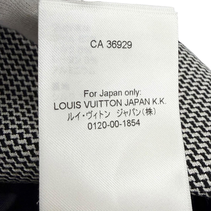 未使用品△LOUIS VUITTON ルイヴィトン 22AW ウール シルク カシュクールデザイン ロングジレ ベスト ブラック 正規品 36 イタリア製