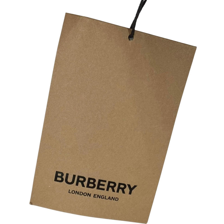 未使用品▼BURBERRY バーバリー 8034510 コットン100% ノバチェック柄 ダブルジップアップ パーカー ブラック ベージュ M 正規品 メンズ