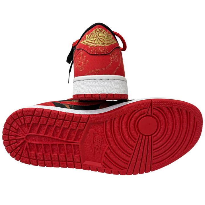 未使用品□NIKE ナイキ DD2233-001 AIR JORDAN1 LOW OG CNY チャイニーズニューイヤー ローカットスニーカー ブラック レッド 25.5
