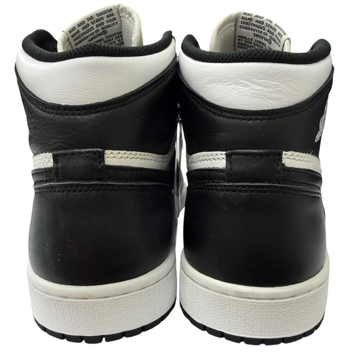 未使用品□NIKE ナイキ 555088-010 AIR JORDAN 1 RETRO HIGH OG レザー ハイカットスニーカー ブラック ホワイト パンダ 27 メンズ