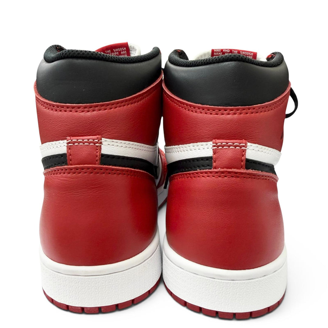 極美品□NIKE ナイキ AIR JORDAN 1 RETRO HIGH OG CHICAGO 2015 レザー ハイカットスニーカー レッド ホワイト ブラック 27 メンズ