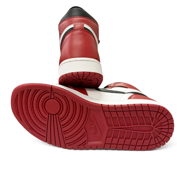 極美品□NIKE ナイキ AIR JORDAN 1 RETRO HIGH OG CHICAGO 2015 レザー ハイカットスニーカー レッド ホワイト ブラック 27 メンズ