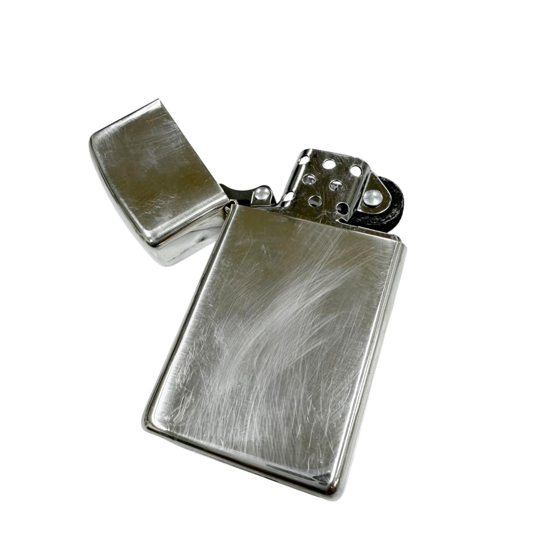 未使用品▼ZIPPO ジッポ スターリングシルバー SV925 喫煙具 オイルライター シルバー USA製 総重量44.26g メンズ