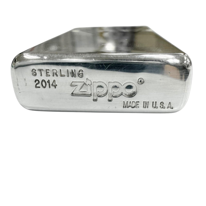 未使用品▼ZIPPO ジッポ スターリングシルバー SV925 喫煙具 オイルライター シルバー USA製 総重量44.26g メンズ