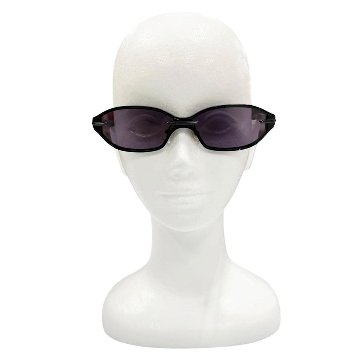 良品▼JEAN-PAUL GAULTIER ジャンポールゴルチエ ヴィンテージ 56-0040 アイウェア サングラス ブラック クリアレッド レンズ：パープル