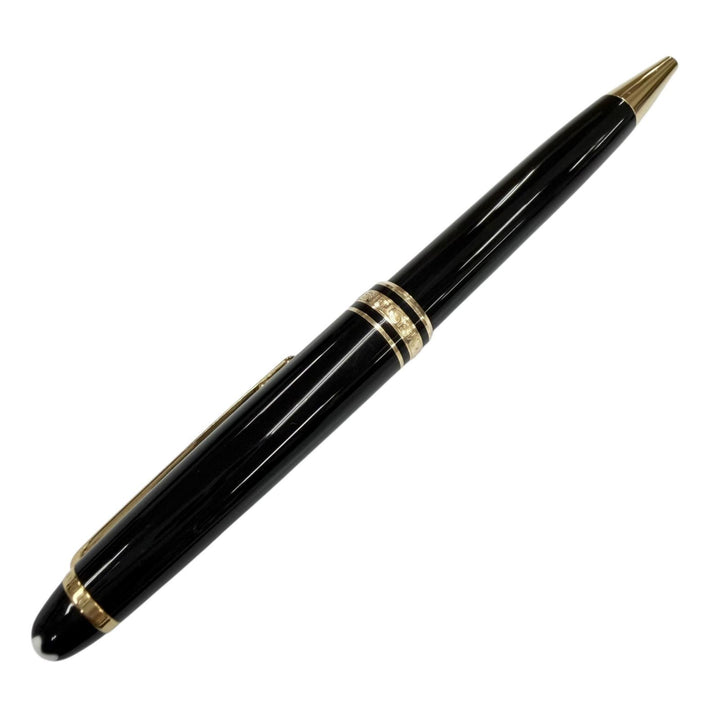極美品▼MONTBLANC モンブラン マイスターシュテュック クラシック ホワイトスター ツイスト式 ボールペン ブラック ゴールド 筆記確認済