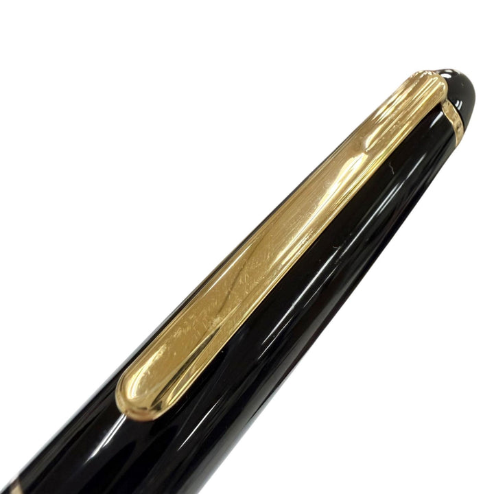 極美品▼MONTBLANC モンブラン マイスターシュテュック クラシック ホワイトスター ツイスト式 ボールペン ブラック ゴールド 筆記確認済
