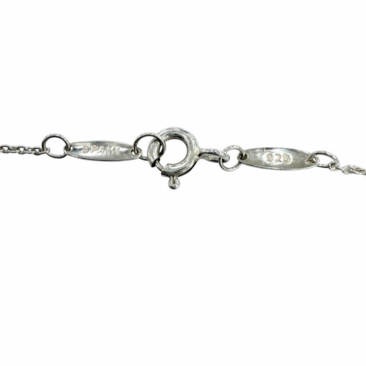 極美品☆TIFFANY&amp;Co. ティファニー エルサペレッティ カラーバイザヤード ペンダント 925 ピンクサファイア シルバー ピンク 重量1.6g