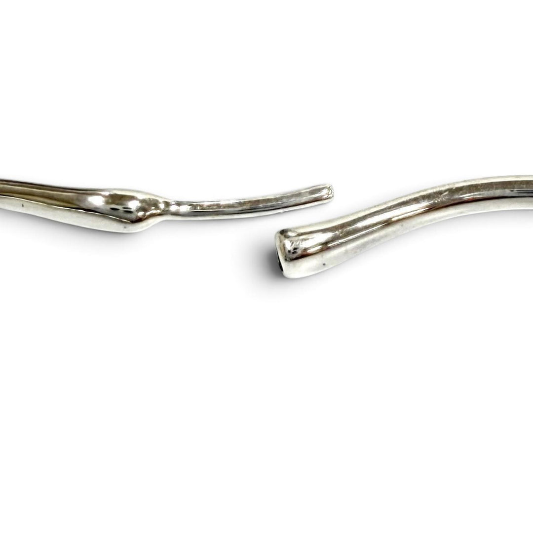 極美品★TIFFANY&amp;Co. ティファニー エルサペレッティ オープンハート フープピアス アクセサリー ミディアム 925 ピアス シルバー