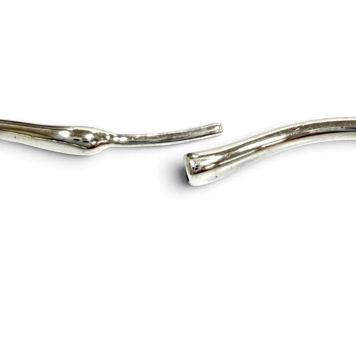 極美品★TIFFANY&amp;Co. ティファニー エルサペレッティ オープンハート フープピアス アクセサリー ミディアム 925 ピアス シルバー