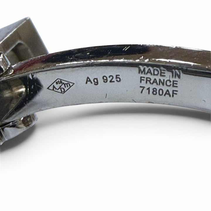 美品▼Cartier カルティエ AG925 ブルースピネル カフスボタン カフリンクス シルバー ブルー フランス製 メンズ アクセサリー ビジネス