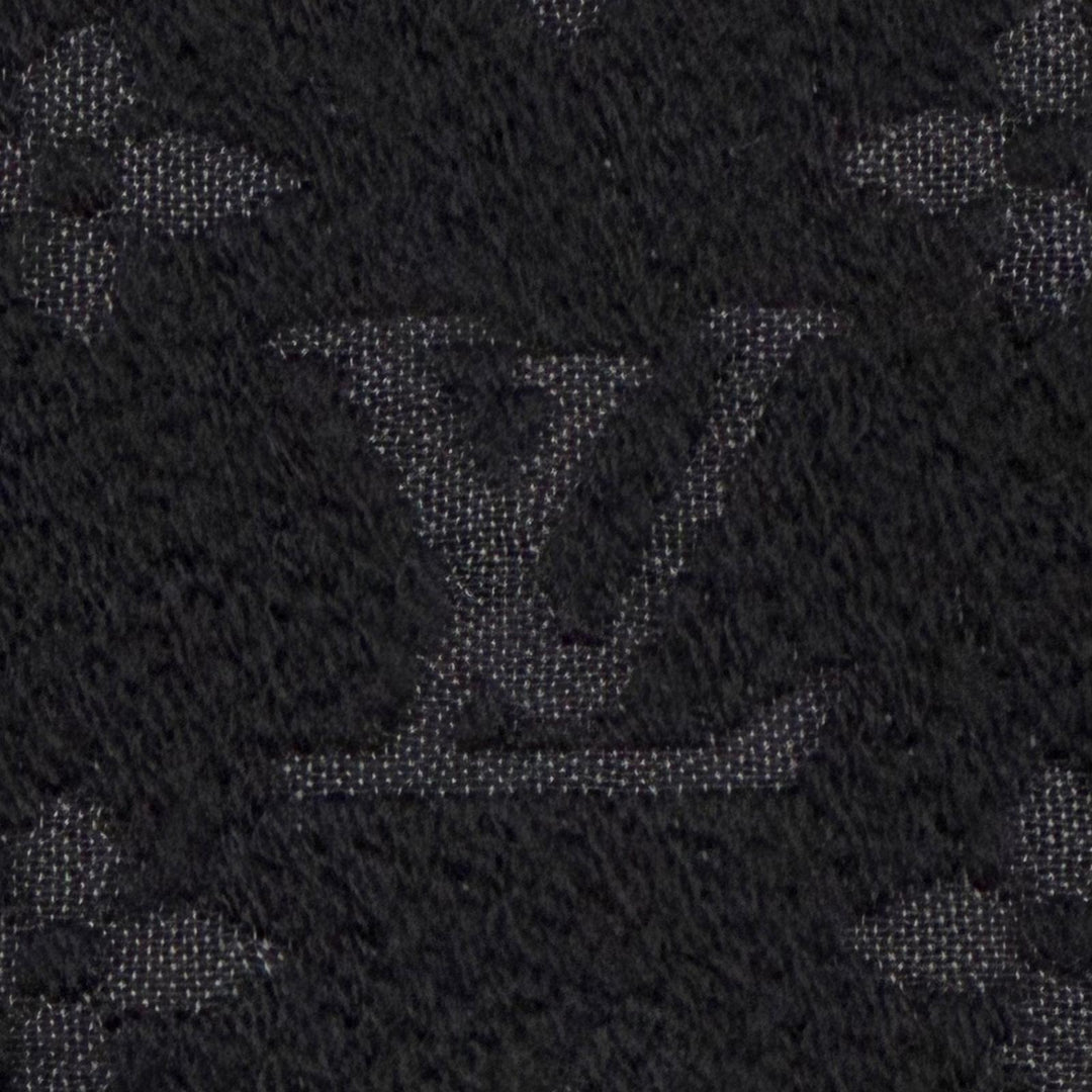 極美品▼LOUIS VUITTON ルイヴィトン 2025年製 M70520 エシャルプ モノグラム クラシック ウール100% フリンジ マフラー 正規品 箱付き