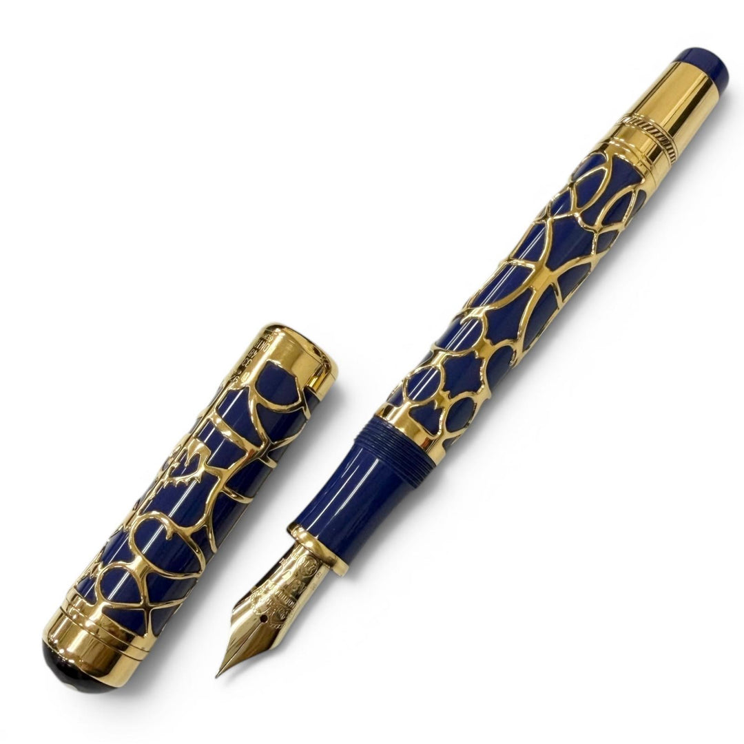 極美品□MONTBLANC モンブラン ヴィンテージ パトロンシリーズ1995 プリンスリージェント 925 750 Fニブ 4810本限定 万年筆 ドイツ製 43g