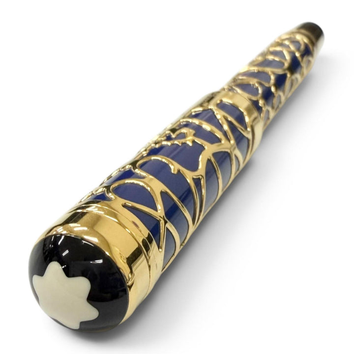 極美品□MONTBLANC モンブラン ヴィンテージ パトロンシリーズ1995 プリンスリージェント 925 750 Fニブ 4810本限定 万年筆 ドイツ製 43g