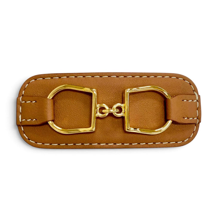 未使用品△HERMES エルメス H261003G 37TU バレッタ アルネ ヴォースイフト ゴールド ヘアアクセサリー 現行品 定価158400円 箱・袋付き