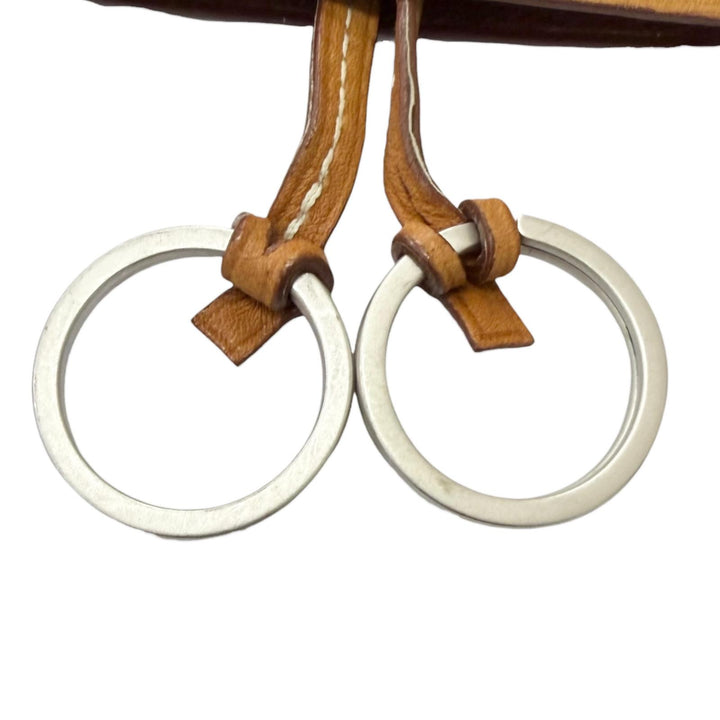 良品□HERMES エルメス ヴィンテージ ボックスカーフ マルジェラ期 クロシェット レザーネックレス ゴールド □C刻印 フランス製 メンズ