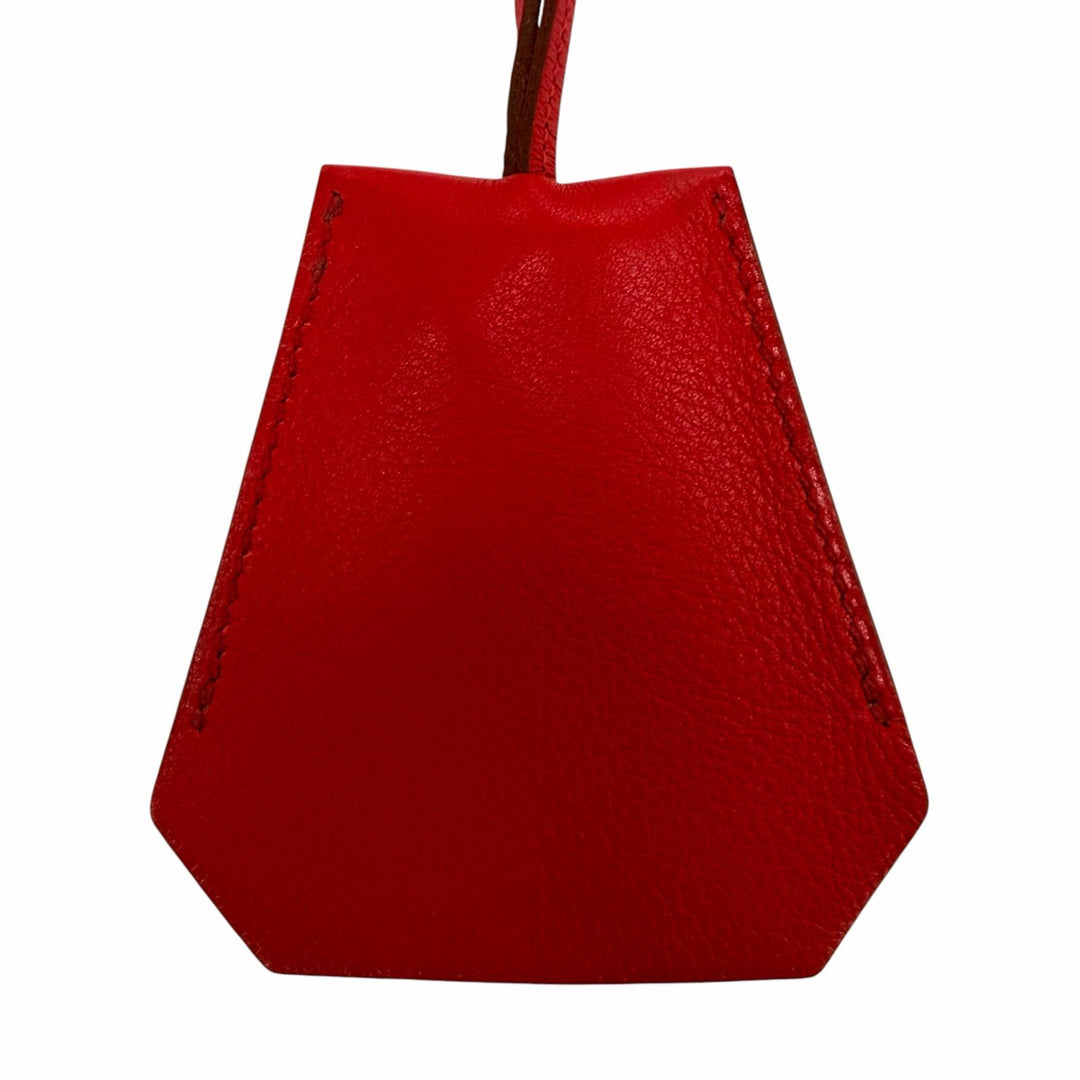 極美品☆HERMES エルメス ヴィンテージ クロシェット ネックレス ボックスカーフ ルージュヴィフ マルジェラ期 □D刻印 フランス製