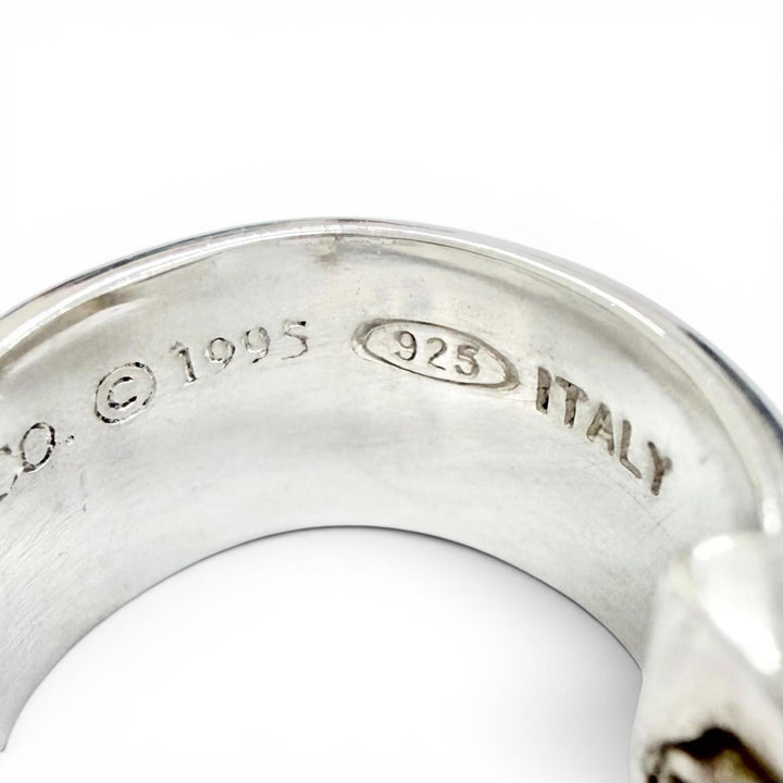 美品△TIFFANY&amp;Co. ティファニー アトラス リング ピアス 925 フープピアス アクセサリー 両耳用 シルバー 伊製 重量7.2g レディース
