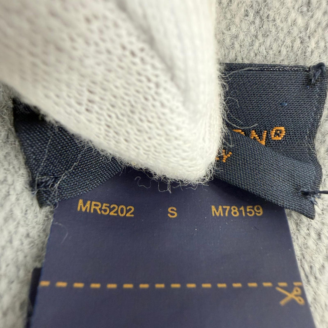 美品☆LOUIS VUITTON ルイヴィトン 2022年製 M78159 エシャルプ LV エセンシャル シャイン ウール シルク混 マフラー ブラック 正規品