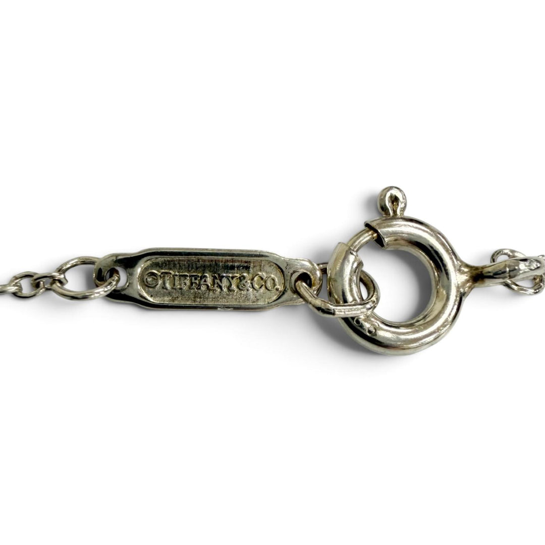 美品△TIFFANY&amp;Co. ティファニー 1837 インターロッキング サークル ペンダント ネックレス アクセサリー ルベドメタル 925 保存袋付き