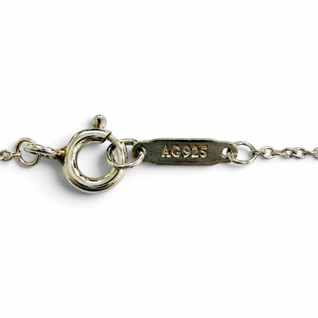 美品△TIFFANY&amp;Co. ティファニー 1837 インターロッキング サークル ペンダント ネックレス アクセサリー ルベドメタル 925 保存袋付き