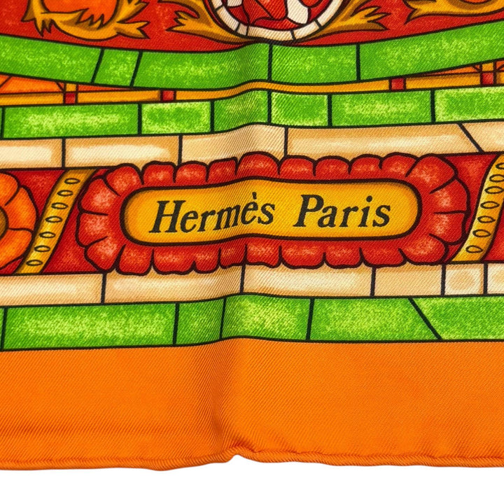 未使用品★HERMES エルメス カレ90 Lumieres De Paris パリの灯 シルク100％ 希少 スカーフ マルチ フランス製 レディース 箱付き
