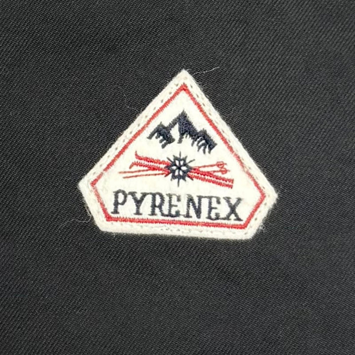 美品☆Pyrenex ピレネックス BORDEAUX ラクーンファー・フード付 ZIP UP ダウンコート ダウンジャケット ブラック 36 正規品 レディース