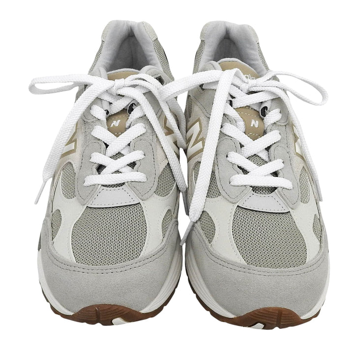 未使用品▲NEW BALANCE ニューバランス U992720 992 オリビン Nロゴ スニーカー グレー ベージュ 27cm USA製 メンズ 箱付き