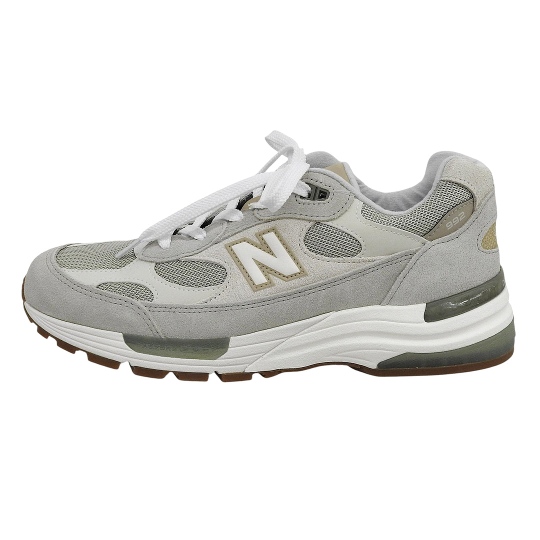 未使用品▲NEW BALANCE ニューバランス U992720 992 オリビン Nロゴ スニーカー グレー ベージュ 27cm USA製 メンズ 箱付き