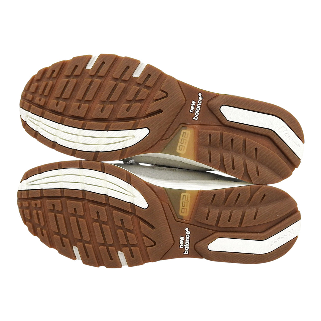 未使用品▲NEW BALANCE ニューバランス U992720 992 オリビン Nロゴ スニーカー グレー ベージュ 27cm USA製 メンズ 箱付き