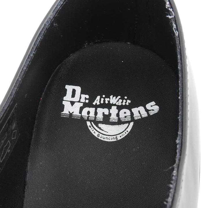 未使用品▲Dr.Martens ドクターマーチン 24757 1461 ホワイトステッチ 3ホール レザーシューズ ブラック UK8 メンズ 箱付き