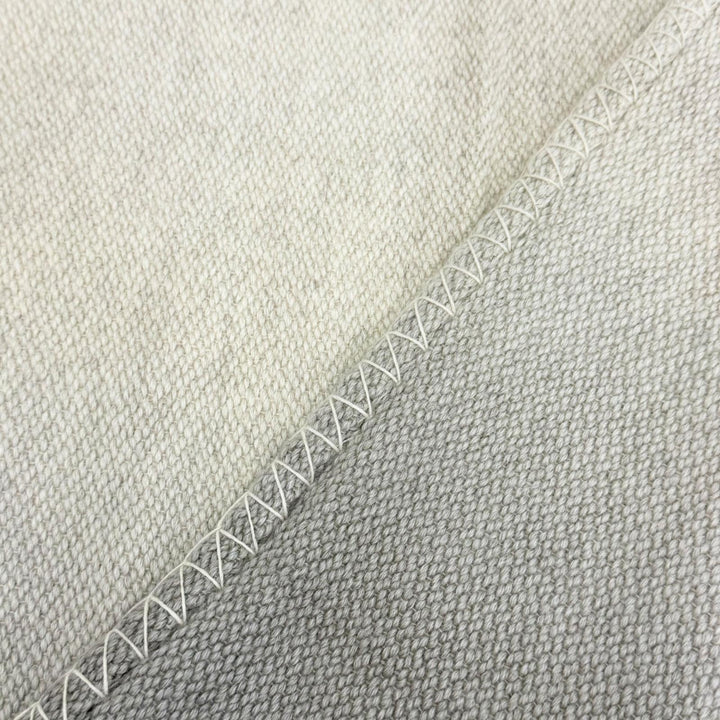 美品△HERMES エルメス ヤク100％ アヴァロン Hロゴ グラデーション 大判 ブランケット 184×138cm ブラウン系 ベージュ系 レディース