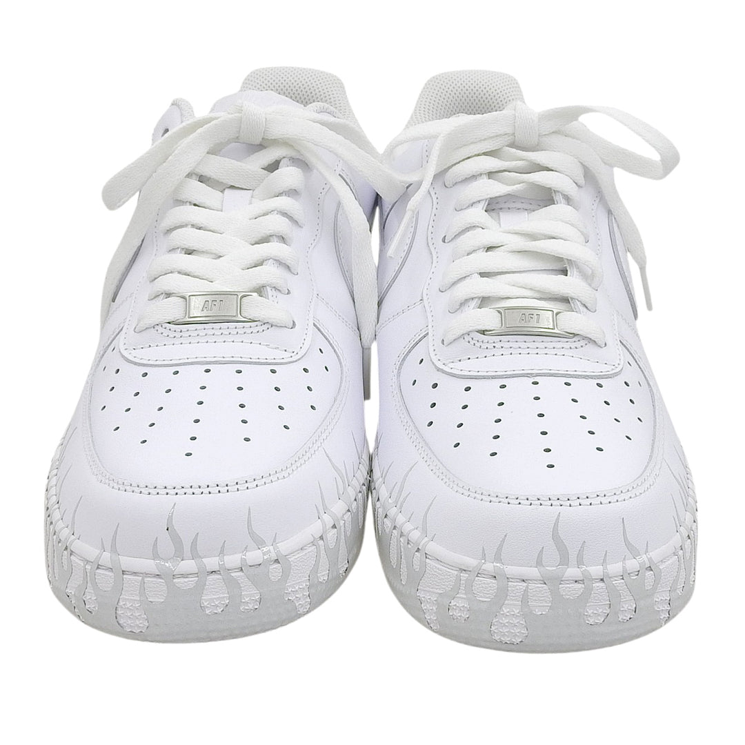 未使用品▲NIKE ナイキ CW2288-111 AIR FORCE 1 エア フォース ワン レザー ファイヤーパターン スニーカー ホワイト 29cm メンズ