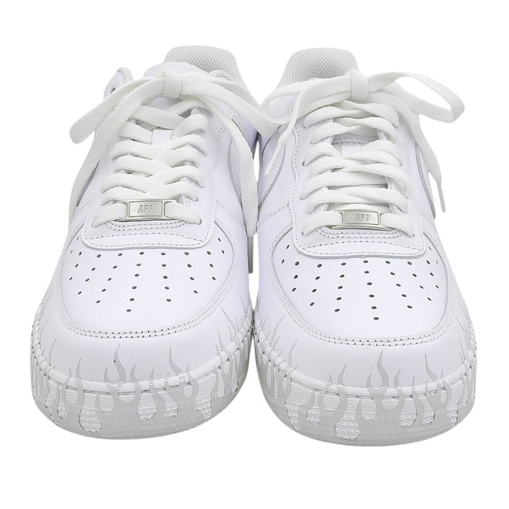 未使用品▲NIKE ナイキ CW2288-111 AIR FORCE 1 エア フォース ワン レザー ファイヤーパターン スニーカー ホワイト 29cm メンズ