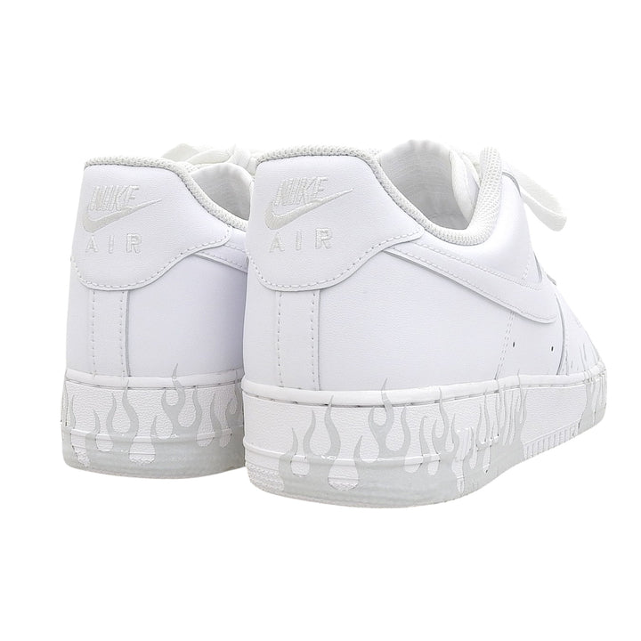 未使用品▲NIKE ナイキ CW2288-111 AIR FORCE 1 エア フォース ワン レザー ファイヤーパターン スニーカー ホワイト 29cm メンズ