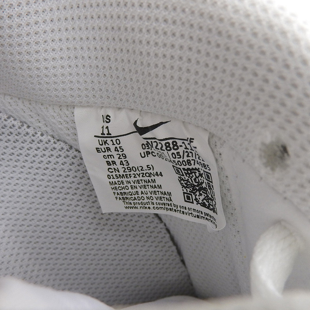 未使用品▲NIKE ナイキ CW2288-111 AIR FORCE 1 エア フォース ワン レザー ファイヤーパターン スニーカー ホワイト 29cm メンズ