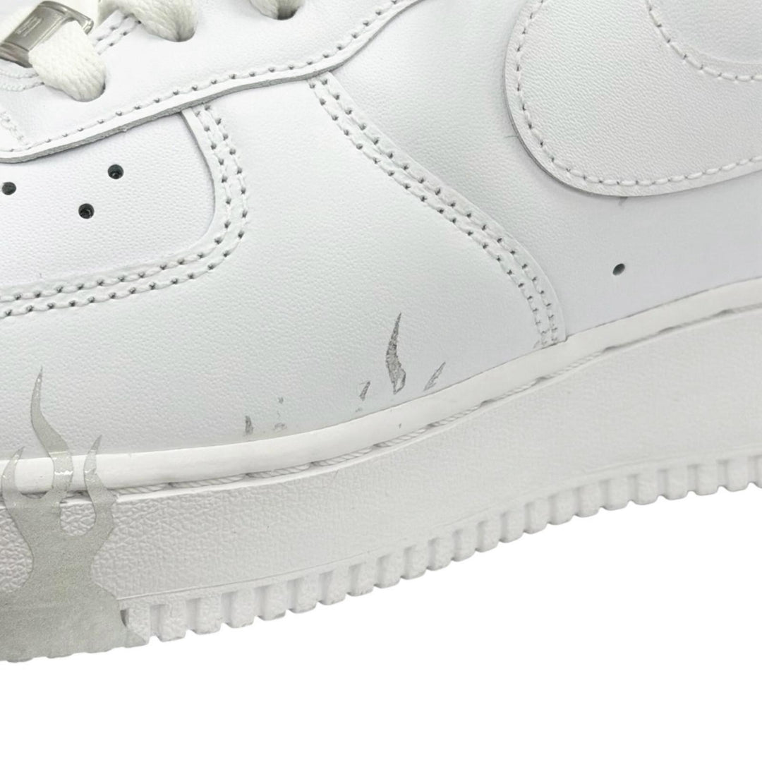 未使用品▲NIKE ナイキ CW2288-111 AIR FORCE 1 エア フォース ワン レザー ファイヤーパターン スニーカー ホワイト 29cm メンズ