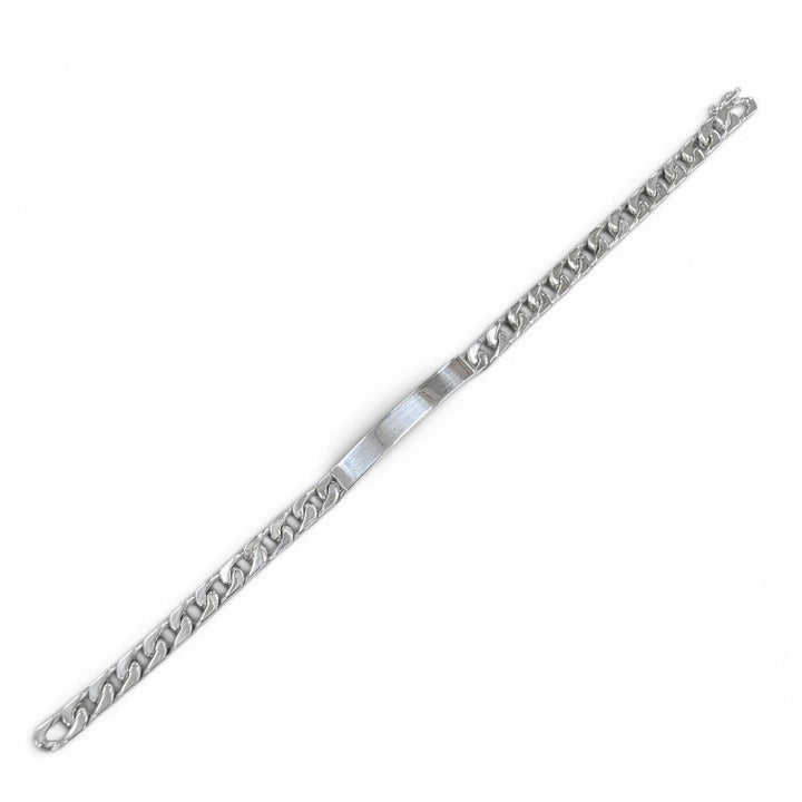 美品◇TIFFANY&amp;Co. ティファニー ヴィンテージ 925 喜平 チェーン ID ブレスレット 腕輪 アクセサリー シルバー 重量12.97g メンズ