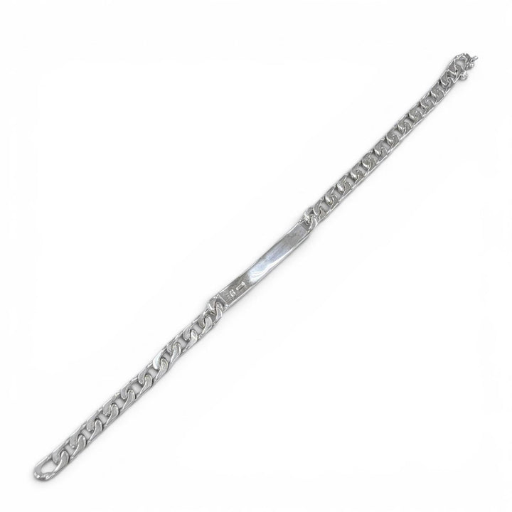 美品◇TIFFANY&amp;Co. ティファニー ヴィンテージ 925 喜平 チェーン ID ブレスレット 腕輪 アクセサリー シルバー 重量12.97g メンズ