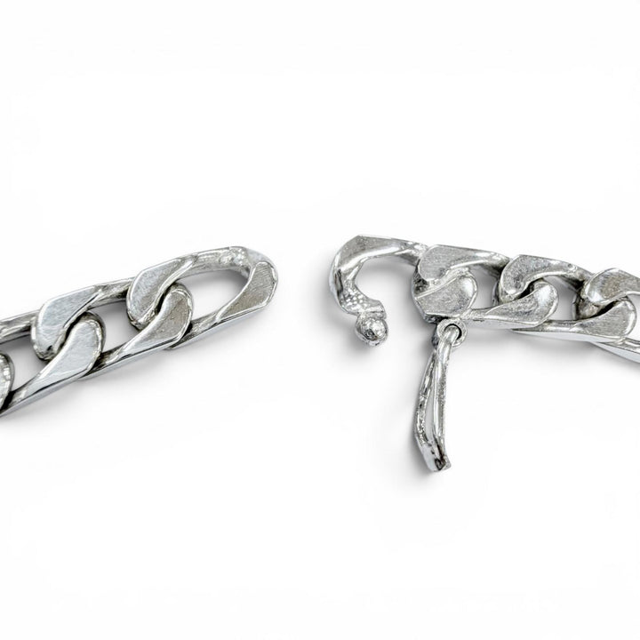 美品◇TIFFANY&amp;Co. ティファニー ヴィンテージ 925 喜平 チェーン ID ブレスレット 腕輪 アクセサリー シルバー 重量12.97g メンズ