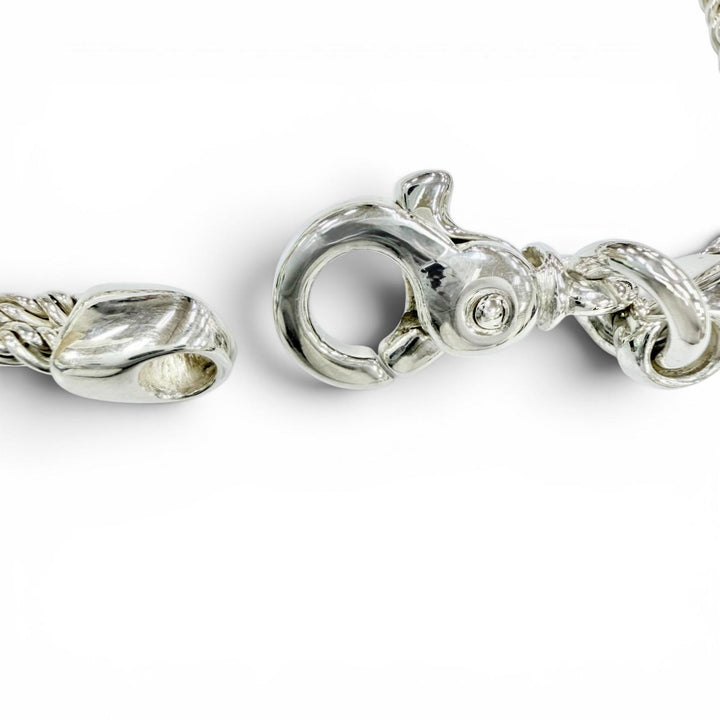 極美品◇TIFFANY&amp;Co. ティファニー ヴィンテージ 925 スター ダブルロープ ブレスレット 腕輪 シルバー イタリア製 重量23.6g レディース