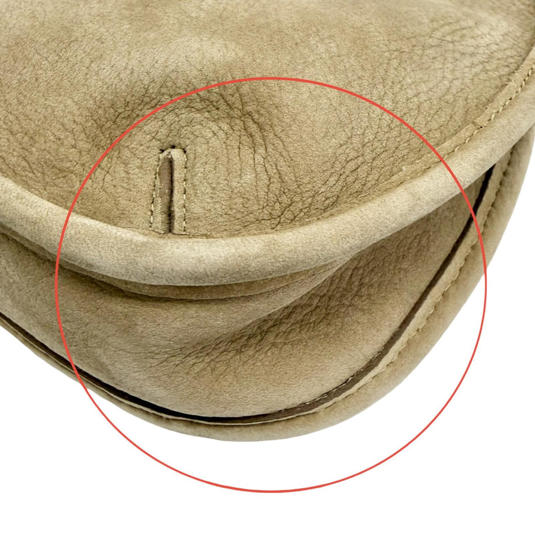 美品△COACH コーチ ヴィンテージ 4399 オールドコーチ ヌバックレザー ワンショルダーバッグ ハンドバッグ ベージュ系 レディース