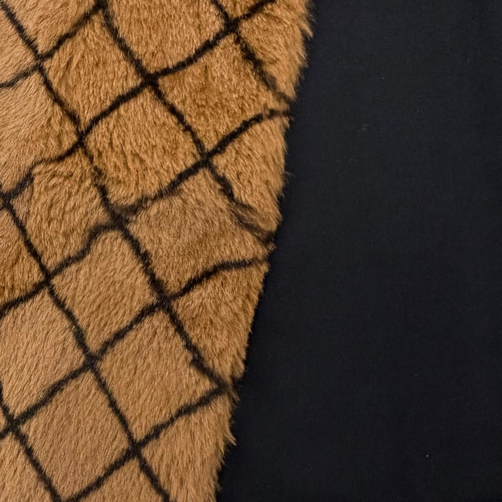 極美品◇CHANEL シャネル ヴィンテージ ウール コットン ロゴ刺繍 マトラッセデザイン ファー ストール ブラウン ブラック フランス製