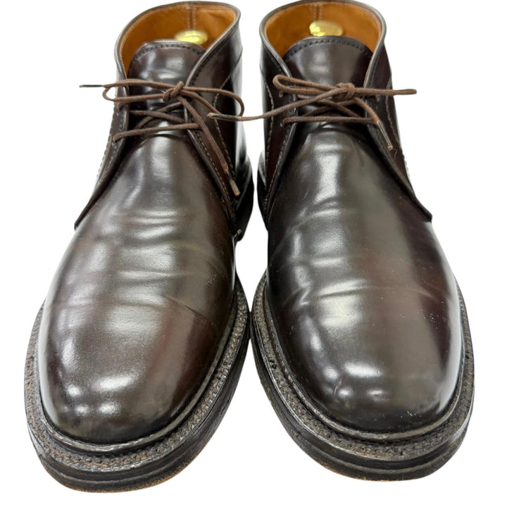 美品□ALDEN オールデン 1339Y コードバン BEAMS別注 レースアップ チャッカーブーツ アンクルブーツ ダークブラウン 7 USA製 メンズ